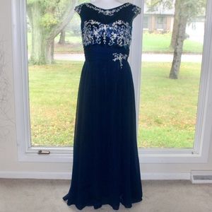 Grace Karin Jeweled Evening Gown